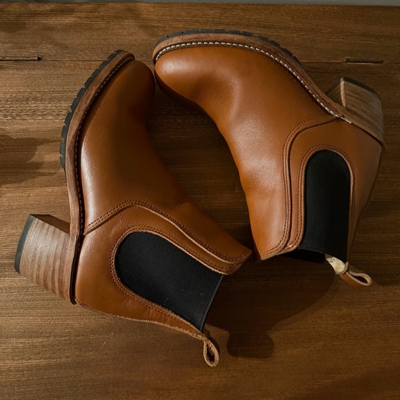 Red Wing Harriet Chelsea Boots – Pecan Boundary Leather Heeled Heritage Sz 7.5 - Picture 7 of 11